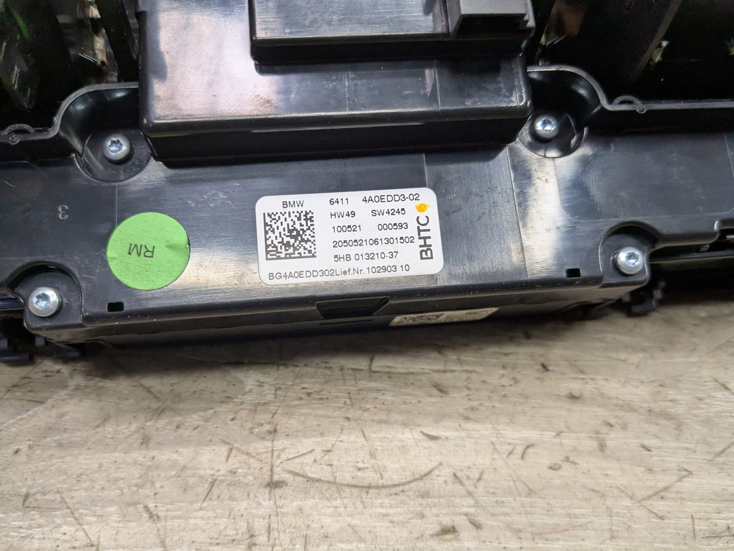 OEM BMW G01 G20 G22 G23 G26 G80 G82 AC Vent Heater Climate Control Switch Panel