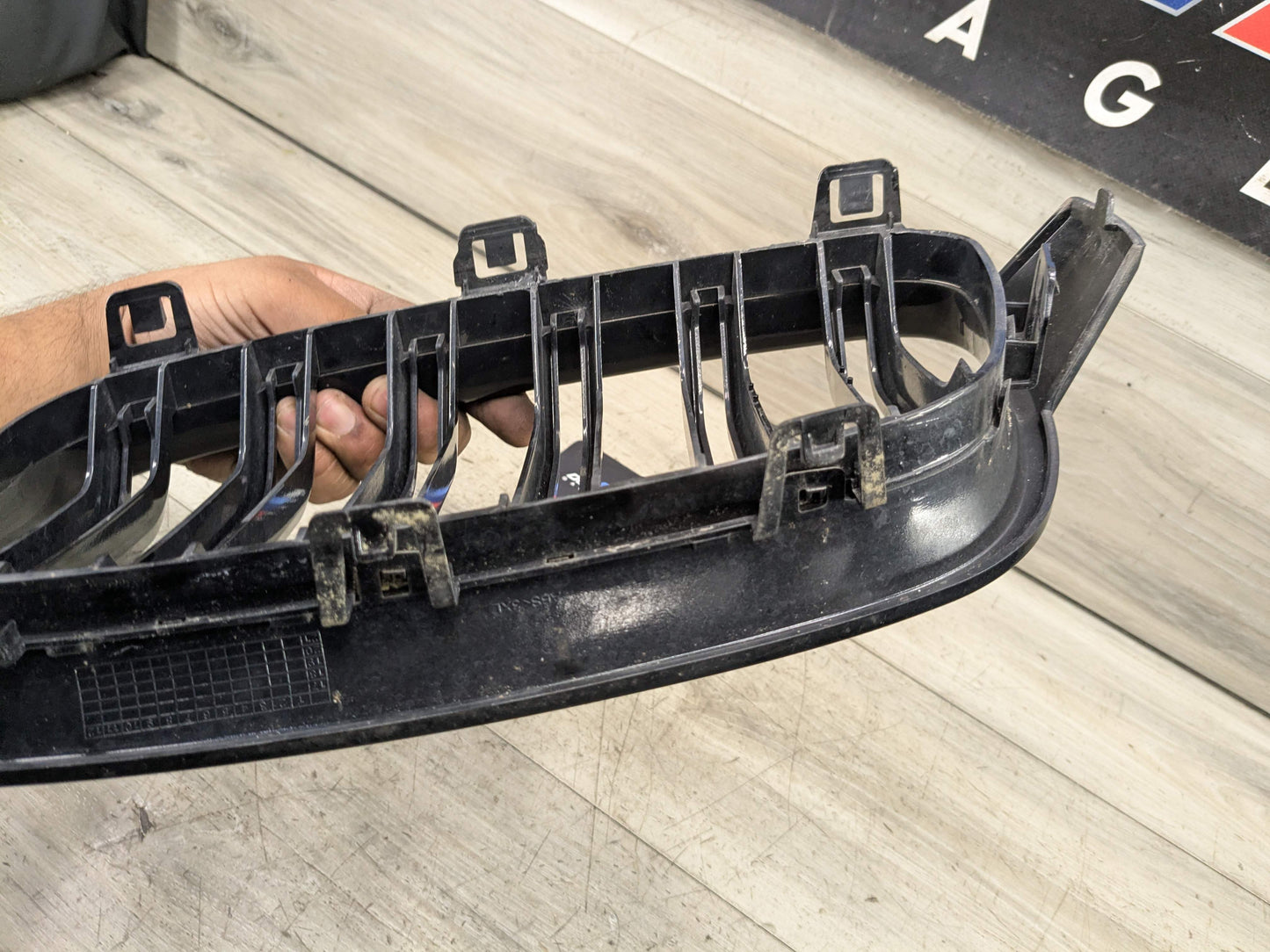 *AFT BMW F30 F31 320 328 Front Right Passenger Upper Bumper Kidney Grille Black