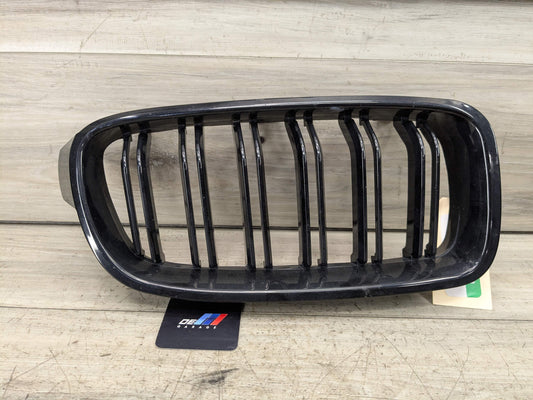 *AFT BMW F30 F31 320 328 Front Right Passenger Upper Bumper Kidney Grille Black