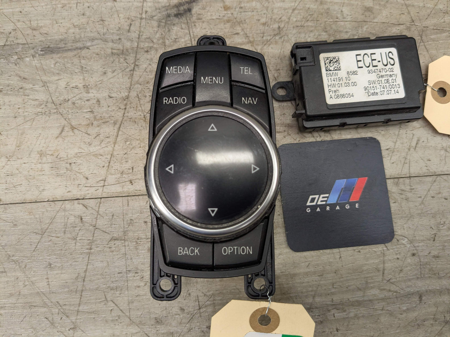 **BMW F15 F22 F30 F48 F80 F82 iDrive Navigation Controller Knob NBT Button w/ECU