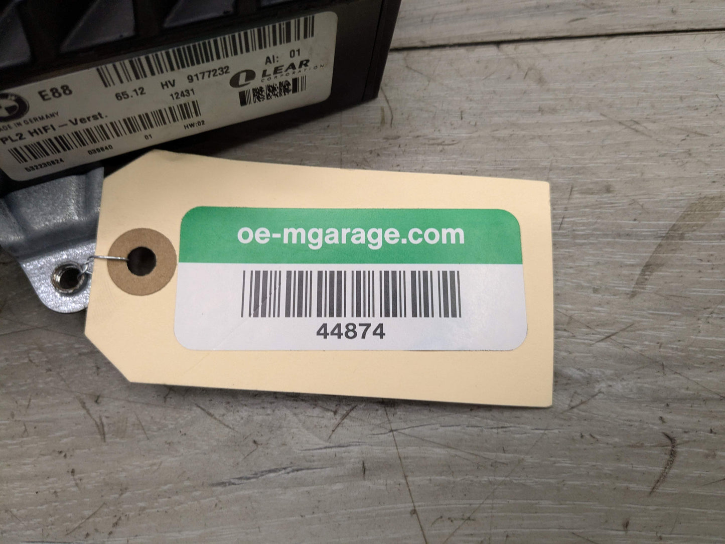 08-13 OEM BMW E88 128 135 PL2 HiFi LEAR Sound System Radio AMP Amplifier