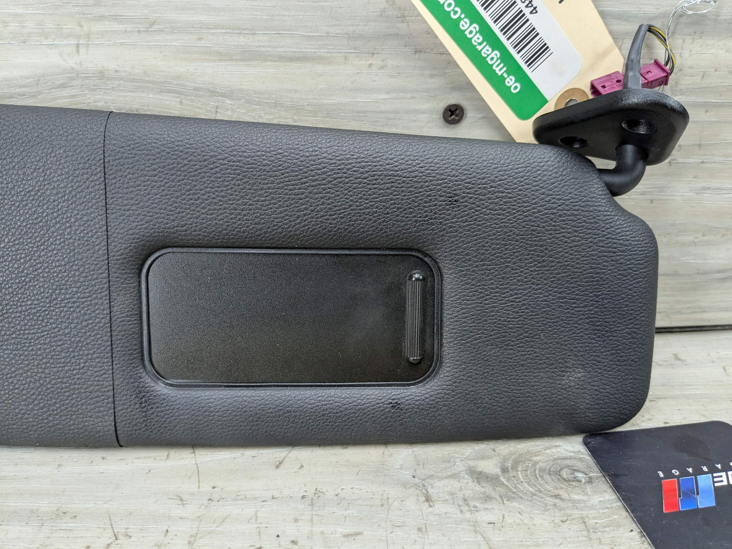 07-13 OEM BMW E88 E93 128 328 335 M3 Convertible Sun Visor Black Pair