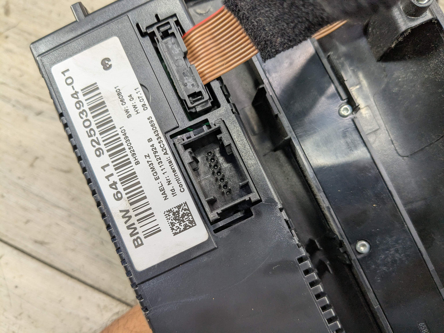 06-13 OEM BMW E82 E88 E90 E92 E93 328 335 AC Heater Climate Control Switch Panel