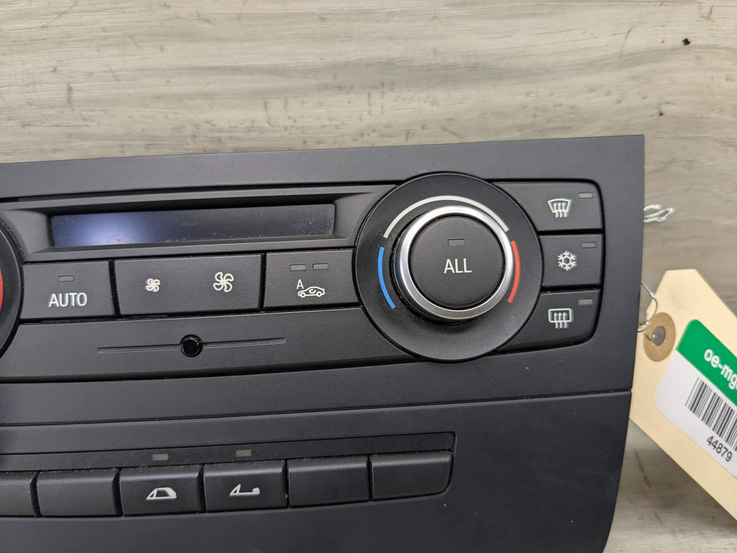 06-13 OEM BMW E82 E88 E90 E92 E93 328 335 AC Heater Climate Control Switch Panel