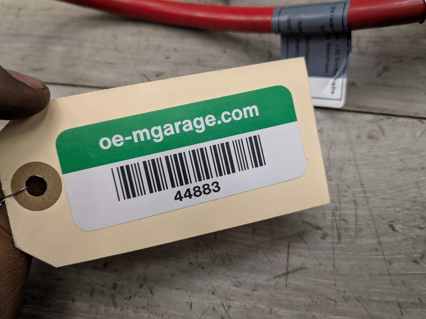 OEM BMW E84 E82 E88 E90 E92 335 M3 Battery Plus Pole Terminal Positive Red Cable