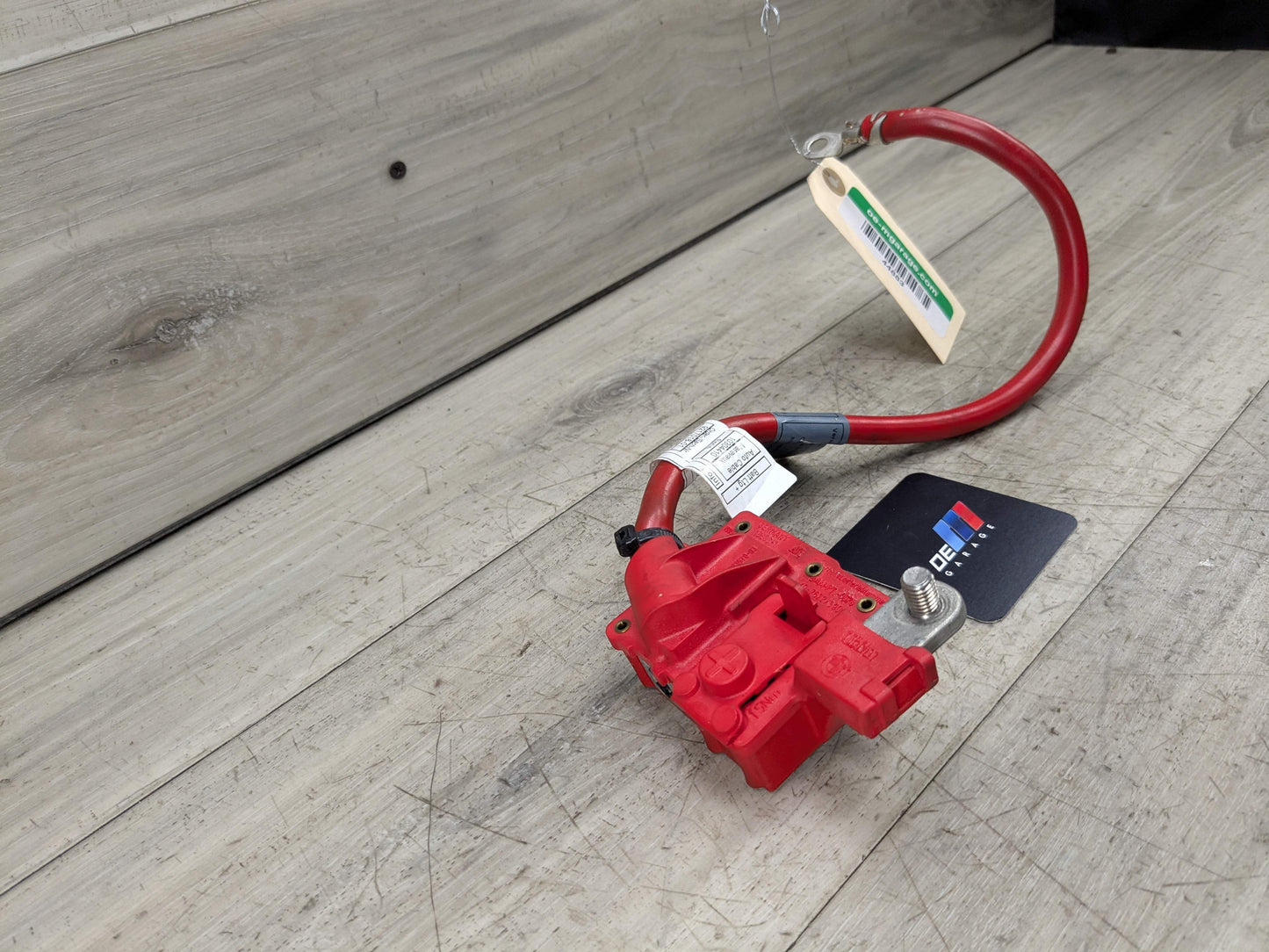 OEM BMW E84 E82 E88 E90 E92 335 M3 Battery Plus Pole Terminal Positive Red Cable