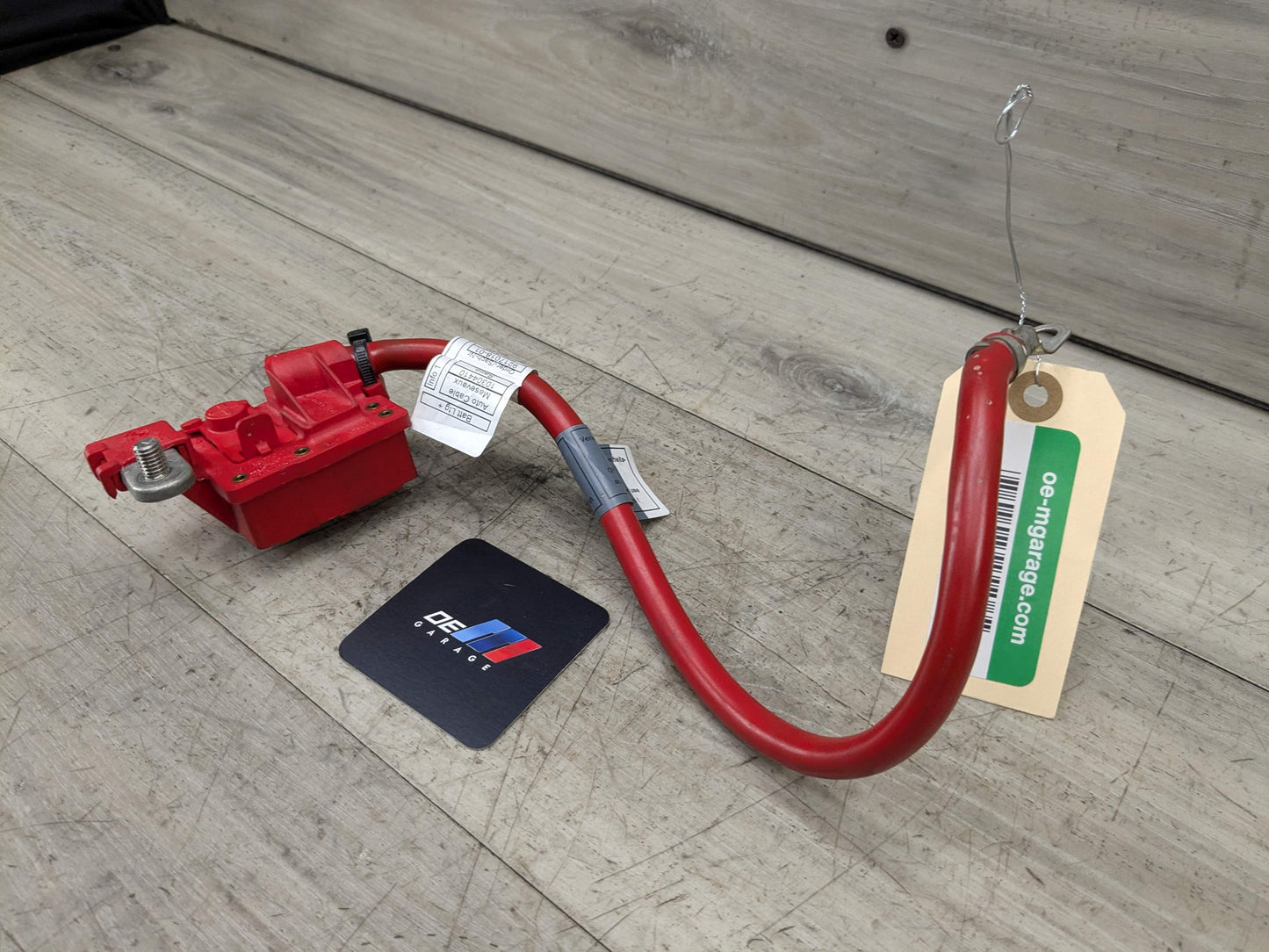 OEM BMW E84 E82 E88 E90 E92 335 M3 Battery Plus Pole Terminal Positive Red Cable