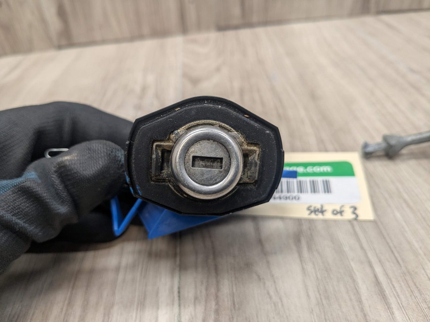 07-13 OEM BMW E92 328 335 M3 Driver Door Lock Cylinder Mechanism Silver w/ Key