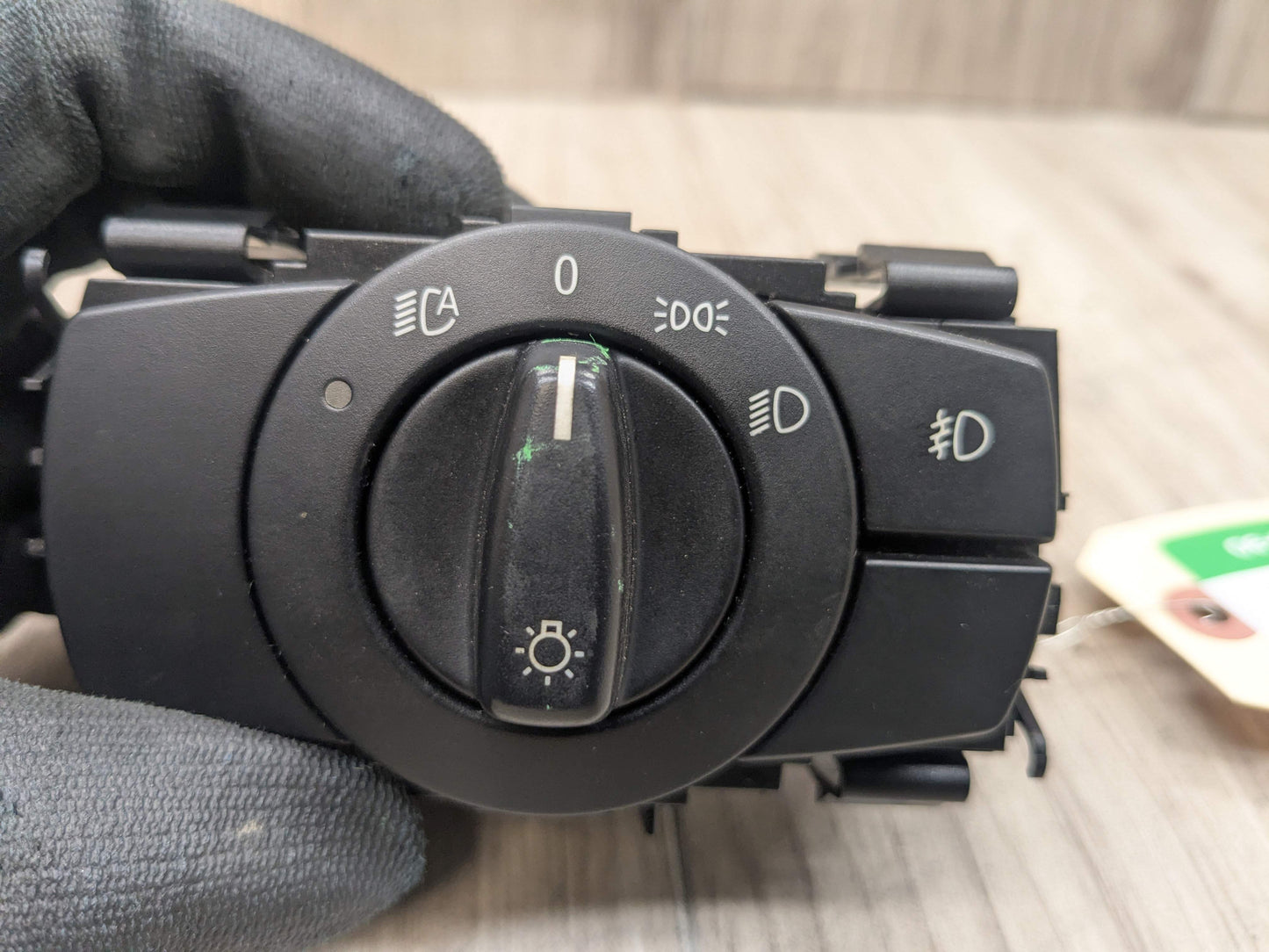 OEM BMW E82 E88 E90 E92 E93 M3 Headlight Switch Control Panel Light Module Black