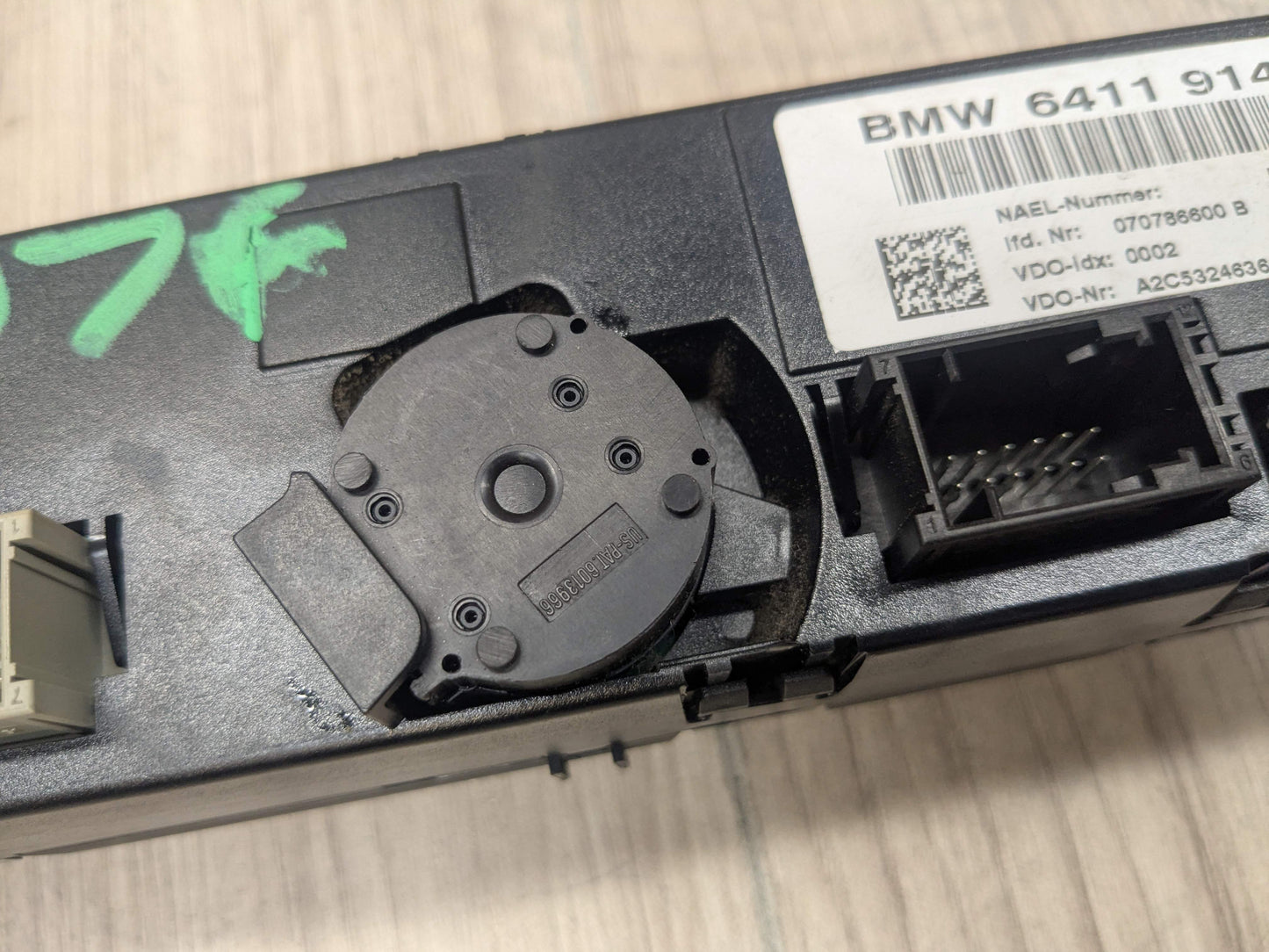 07-13 OEM BMW E90 E92 E93 328 335 AC A/C Heater Climate Control Switch Panel