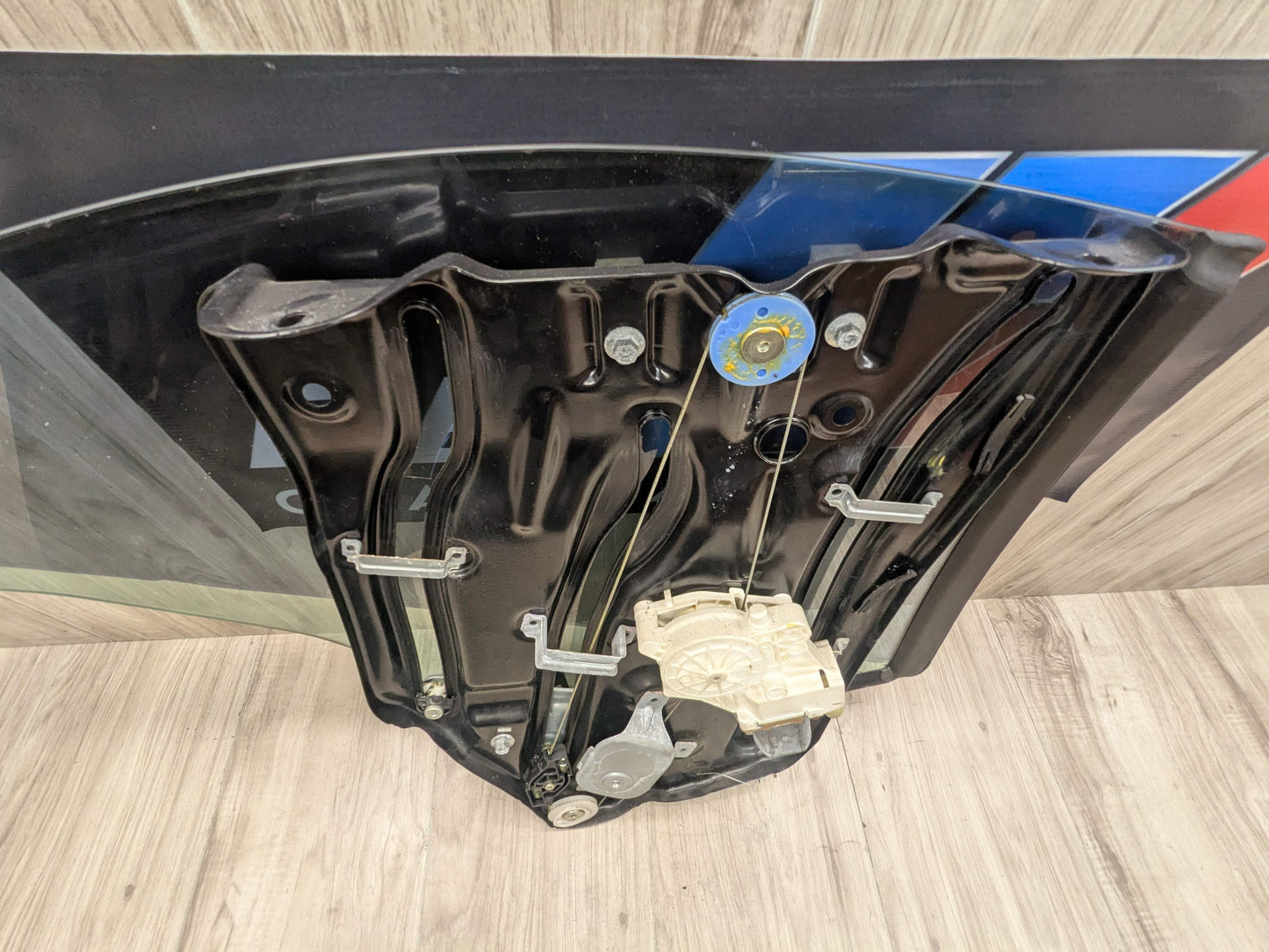 07-13 OEM BMW E93 328 335 M3 Convertible Rear Left Driver Window Regulator Glass