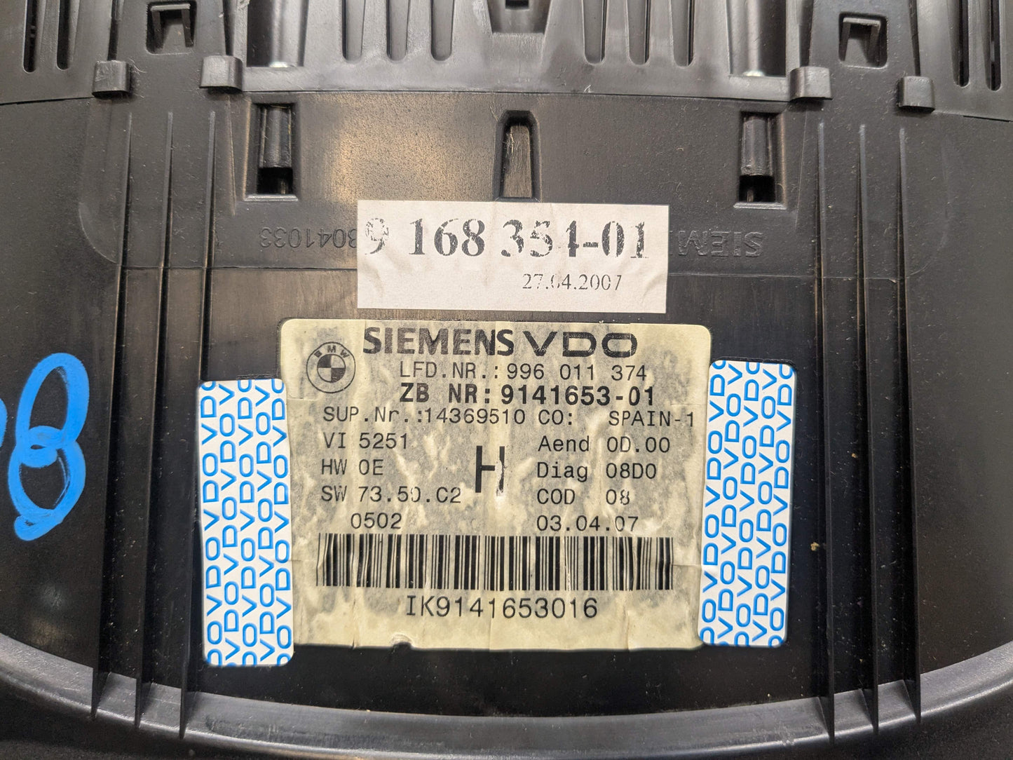 07-13 OEM BMW E90 E92 E93 328 335 Speedometer Instrument Cluster Siemens VDO