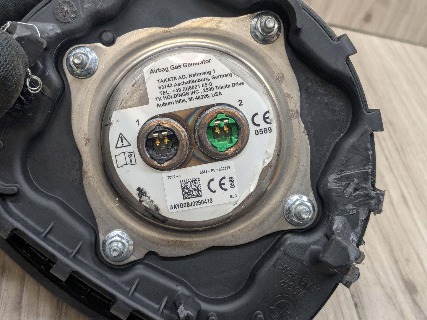 OEM BMW E82 E84 E88 E90 E92 E93 Front Driver SPORT Steering Wheel Airbag Air Bag