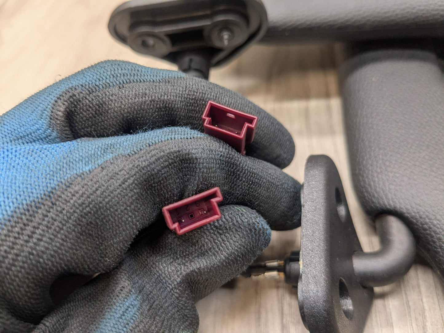 07-13 OEM BMW E88 E93 128 328 335 M3 Convertible Sun Visor Black Pair SET