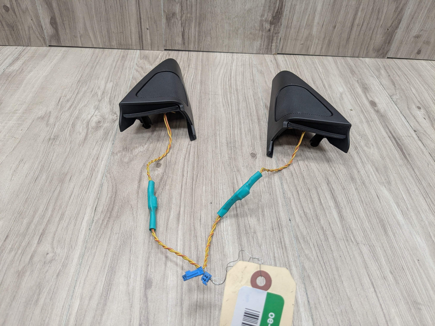 07-13 OEM BMW E92 E93 335 M3 Front Left Right Door Tweeter Speaker Cover SET