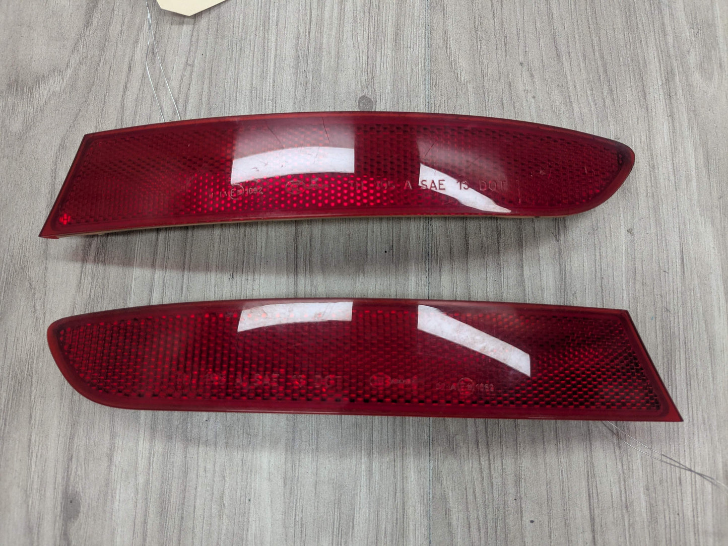 11-17 OEM BMW F25 X3 Rear Bumper Left Right Side Reflector Marker Light PAIR