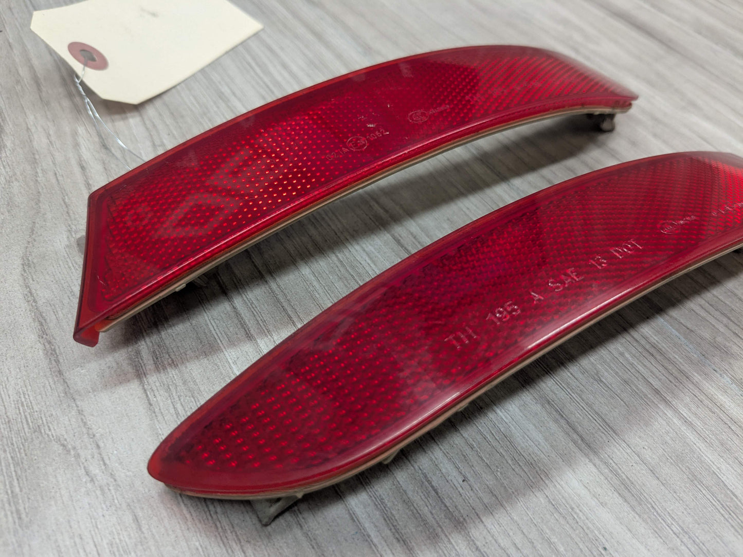 11-17 OEM BMW F25 X3 Rear Bumper Left Right Side Reflector Marker Light PAIR