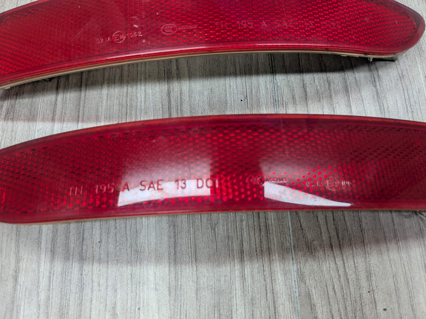 11-17 OEM BMW F25 X3 Rear Bumper Left Right Side Reflector Marker Light PAIR