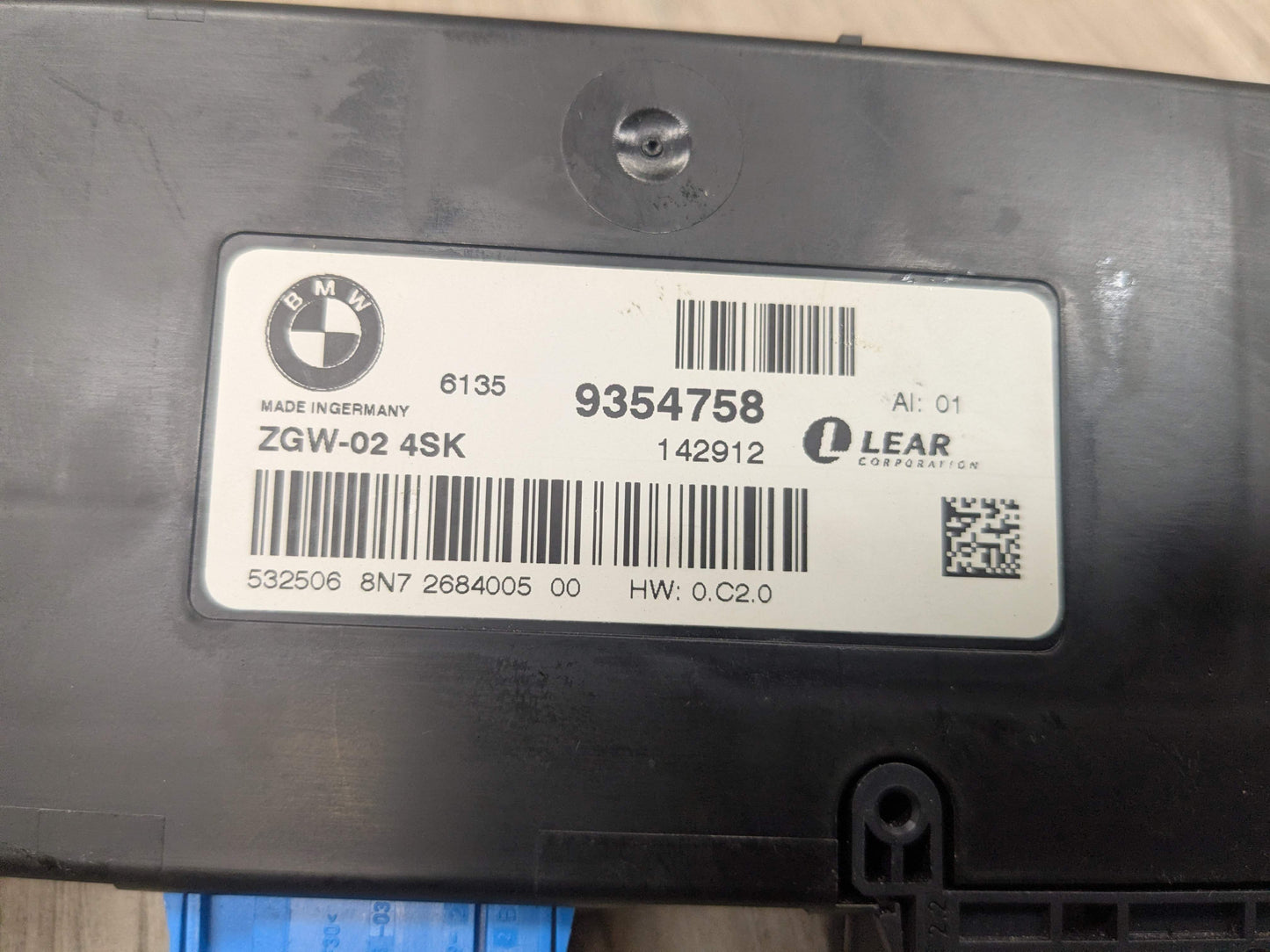 OEM BMW F25 F26 X3 X4 ZGW Central Gateway Body Control Module BCM