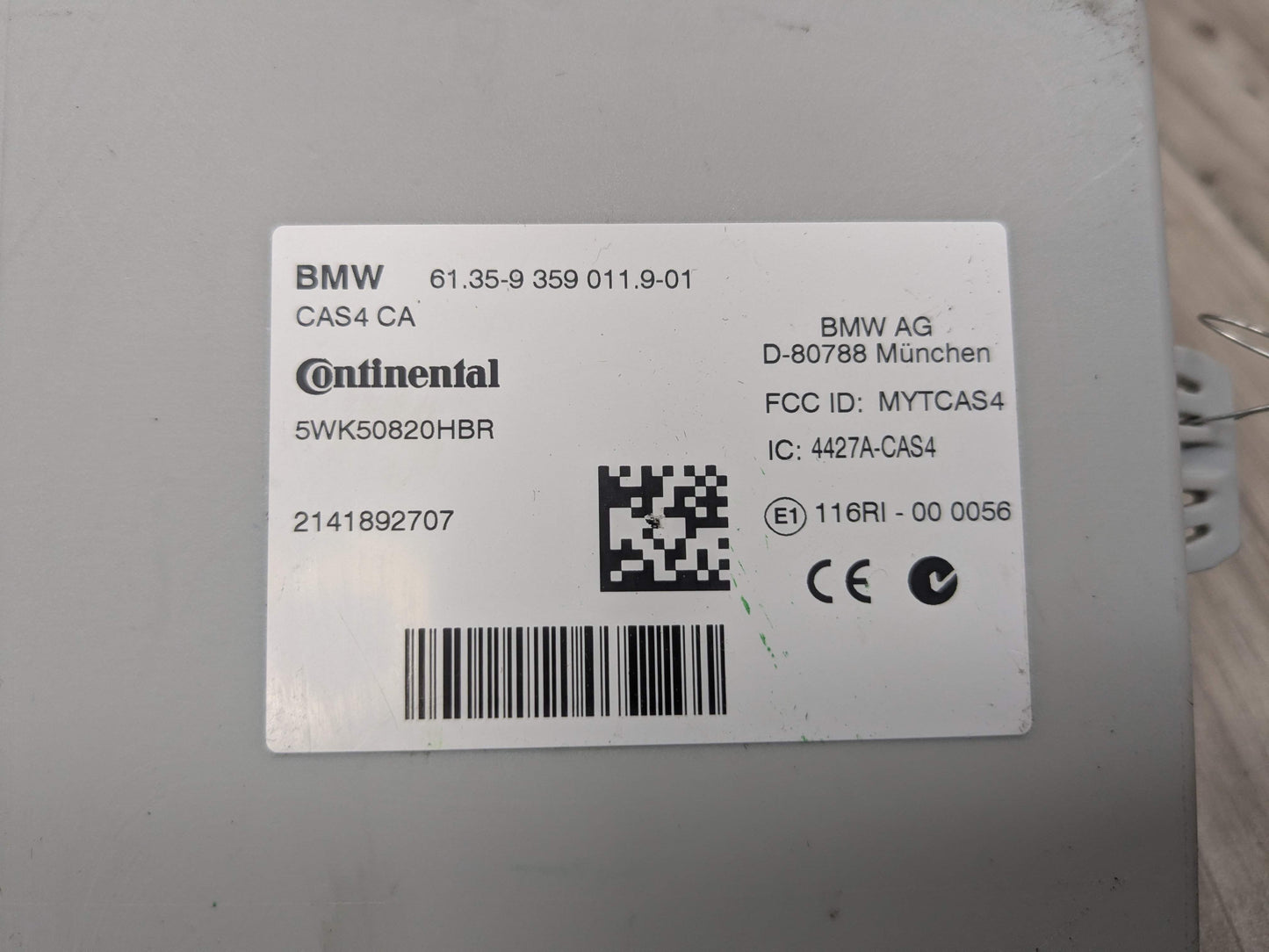 OEM BMW F01 F02 F10 F12 F13 F25 CAS4 Comfort Access Control Unit Module