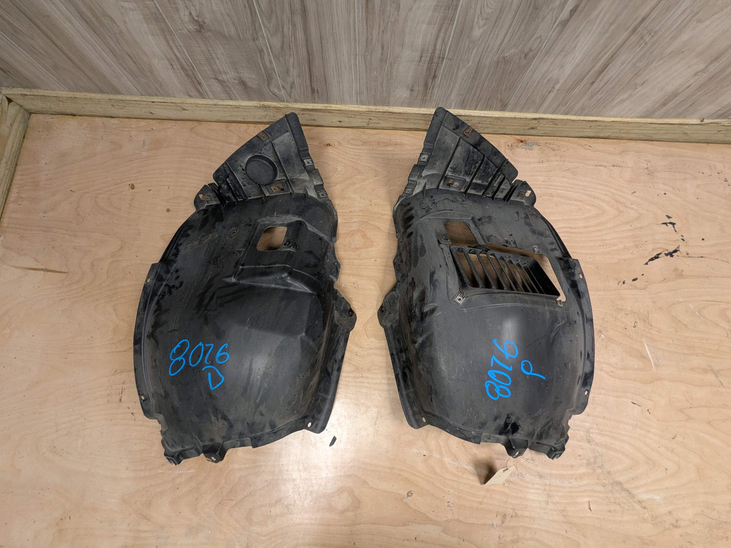 07-13 OEM BMW E92 E93 328 335 Left Right Fender Liner Wheel Splash Shield SET