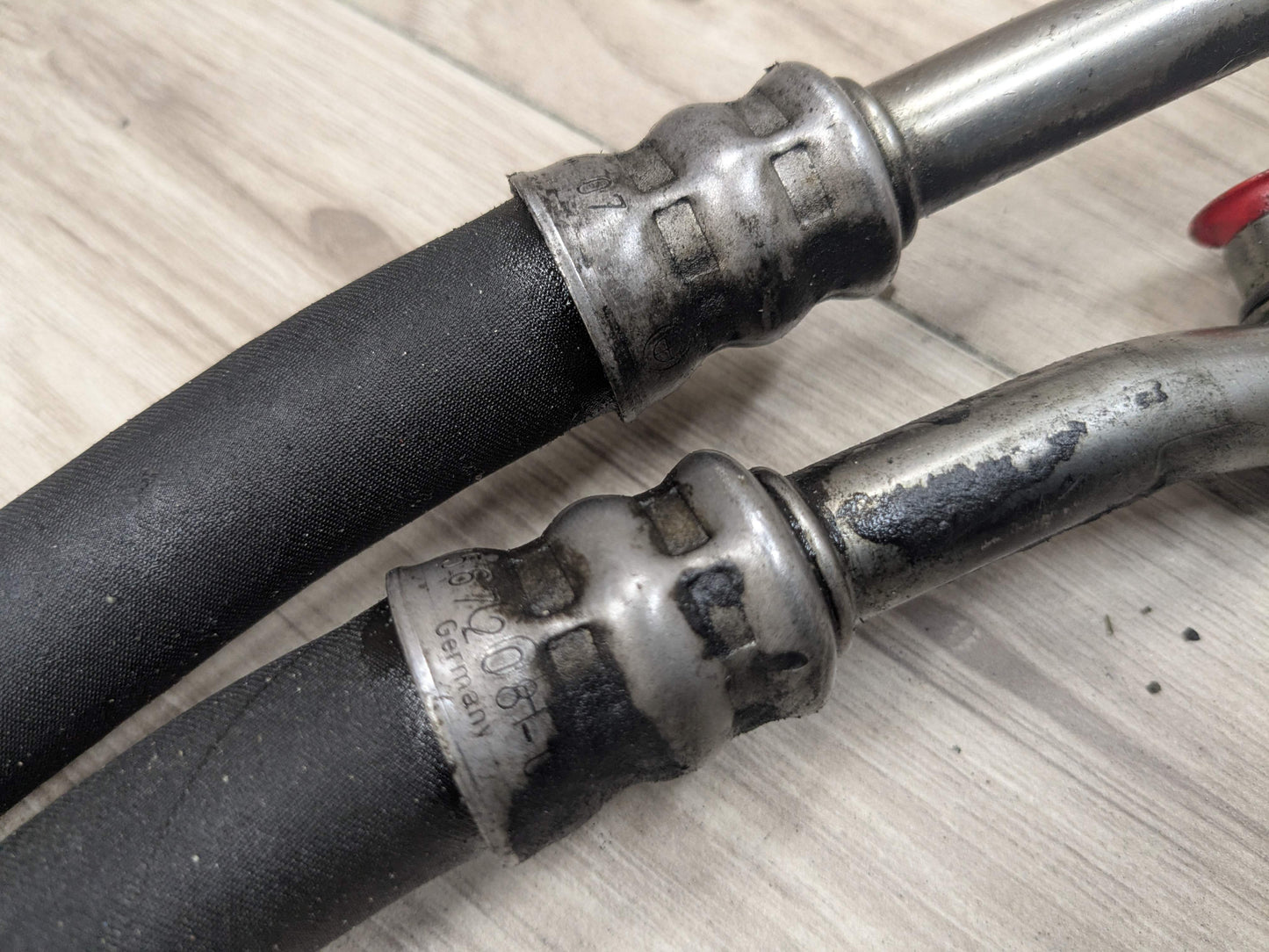 07-15 OEM BMW E84 X1 E90 E92 E93 335 Engine N54 N55 Oil Cooler Lines PAIR