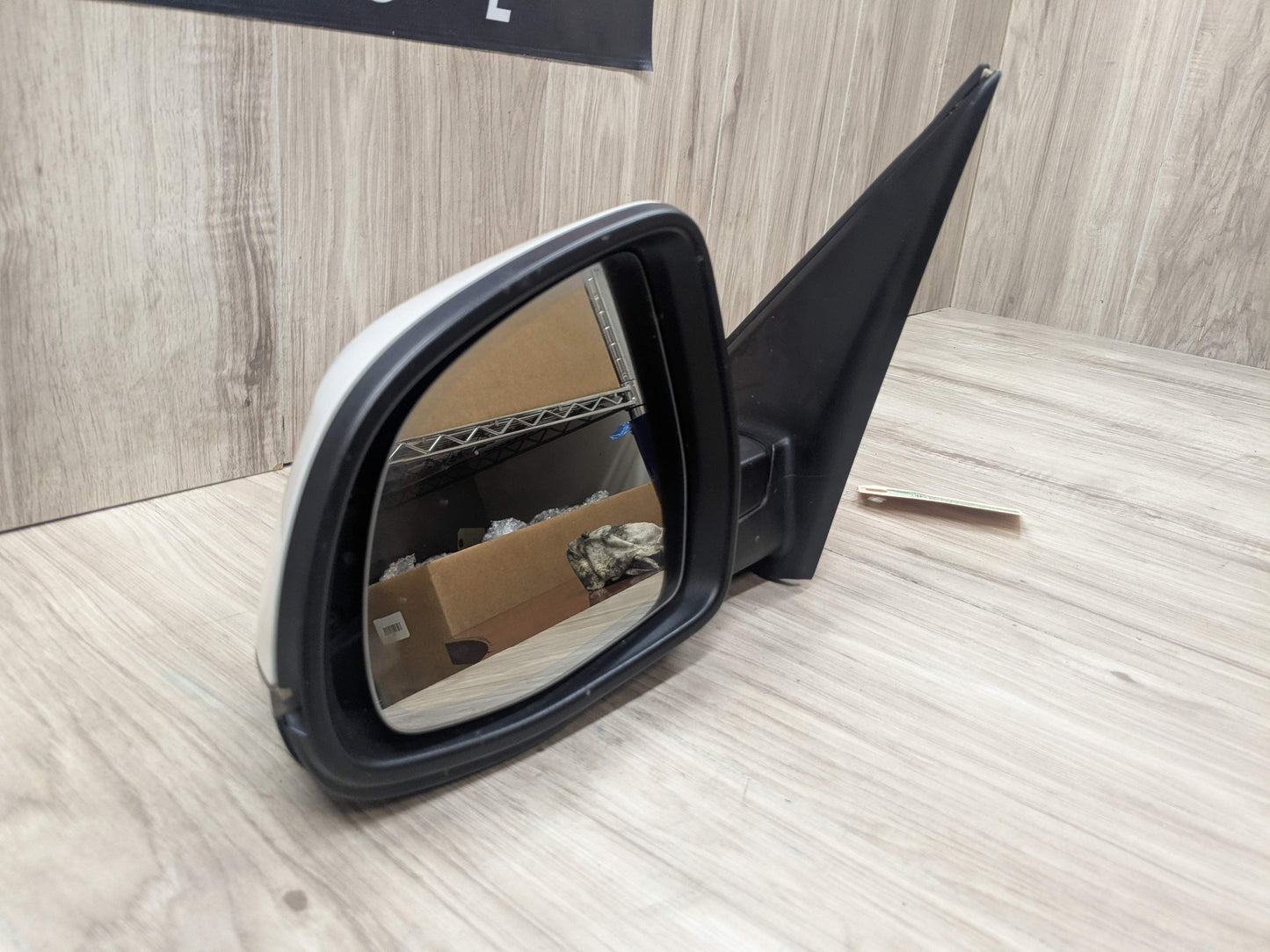 15-17 OEM BMW F25 X3 Left Driver Side Side Mirror Heated Auto Dim Assembly White