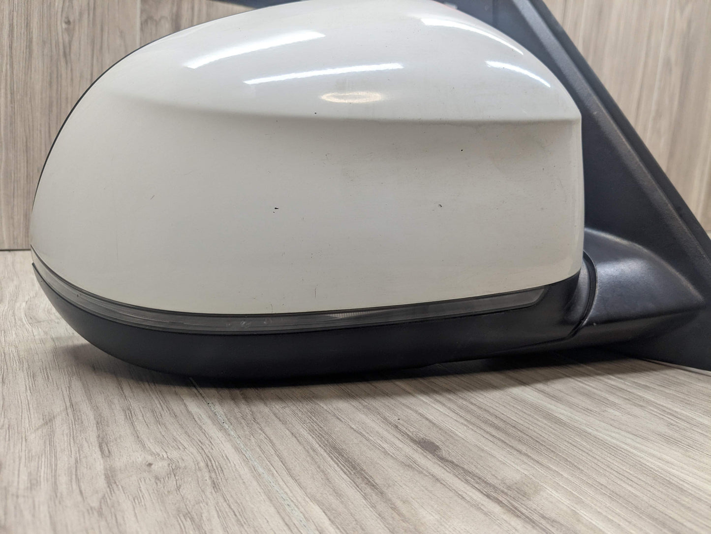 15-17 OEM BMW F25 X3 Right Passenger Side Mirror Assembly Heated Auto Dip White