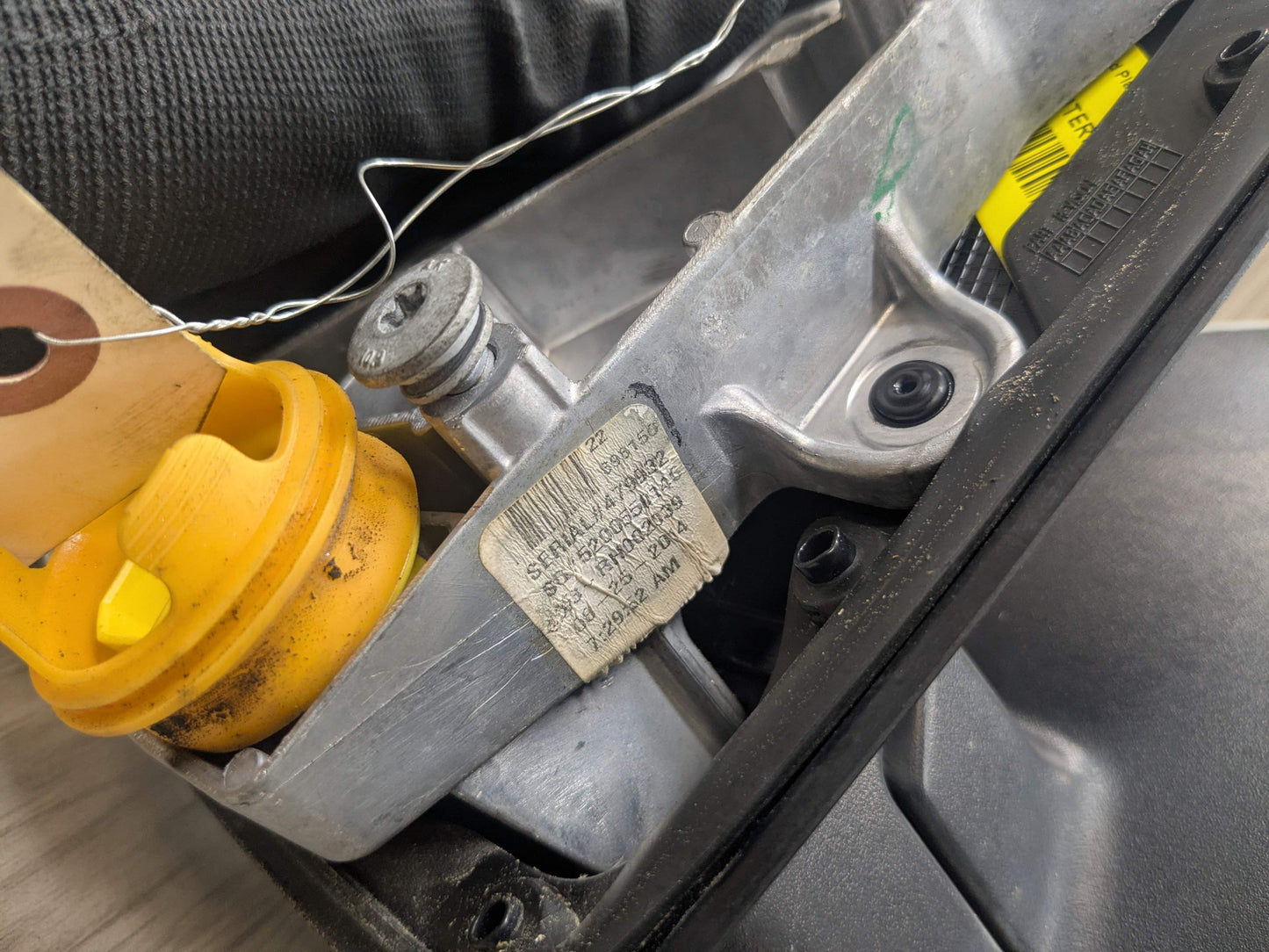 15-17 OEM BMW F25 X3 Right Passenger Side Mirror Assembly Heated Auto Dip White