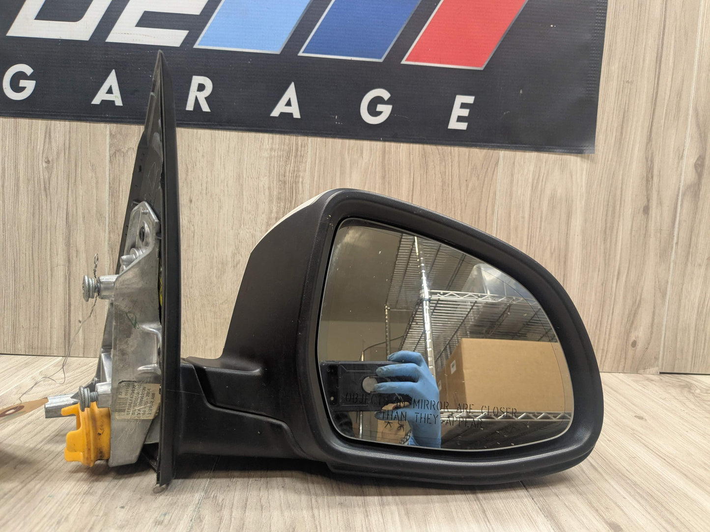 15-17 OEM BMW F25 X3 Right Passenger Side Mirror Assembly Heated Auto Dip White