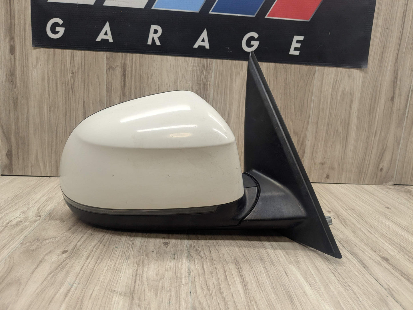 15-17 OEM BMW F25 X3 Right Passenger Side Mirror Assembly Heated Auto Dip White