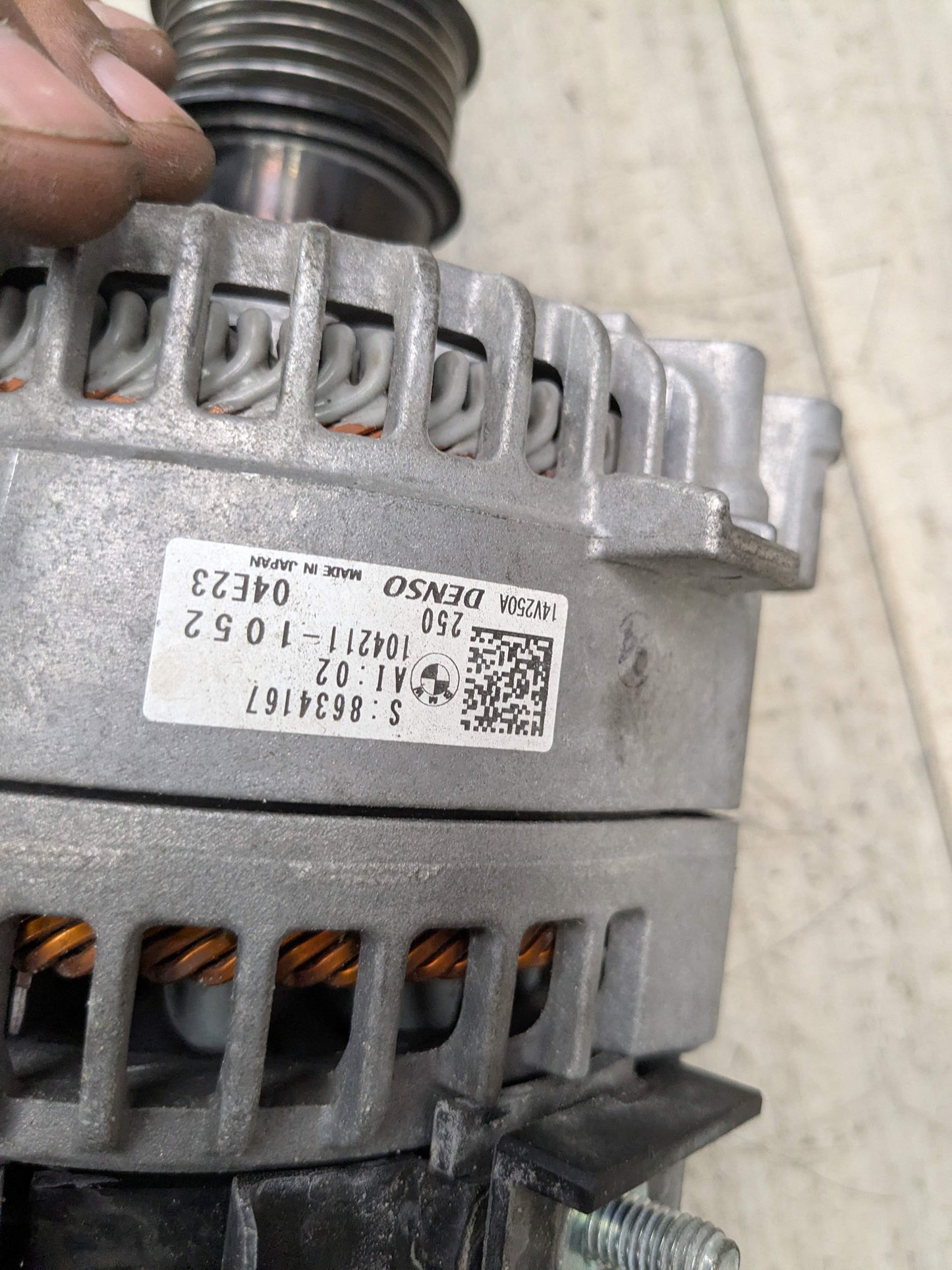 OEM BMW G01 G05 G16 G20 G22 G26 G30 G42 Engine B46 B58 Alternator Generator 250A