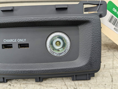 18-24 OEM AUDI Q5 SQ5 Rear Center Console Charger Port w/12 Volt Outlet