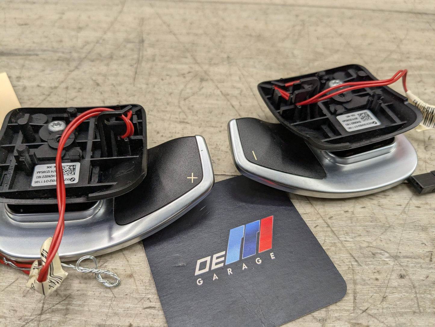 OEM BMW E82 E88 E90 E92 E93 135 328 335 LCI AT Paddle Shifters Plus Minus SET