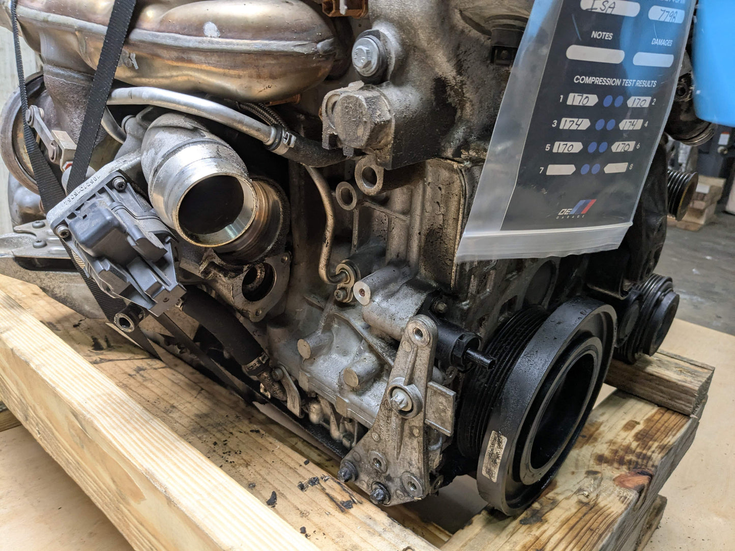 14-16 OEM BMW F30 F32 F36 RWD Long Block N55 COMPLETE ENGINE MOTOR 173k EWG