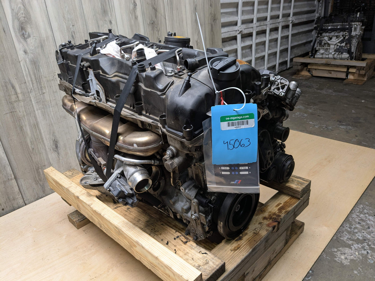 14-16 OEM BMW F30 F32 F36 RWD Long Block N55 COMPLETE ENGINE MOTOR 173k EWG