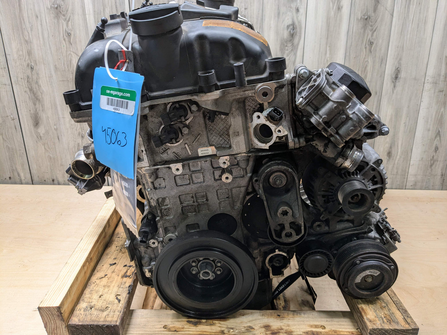 14-16 OEM BMW F30 F32 F36 RWD Long Block N55 COMPLETE ENGINE MOTOR 173k EWG