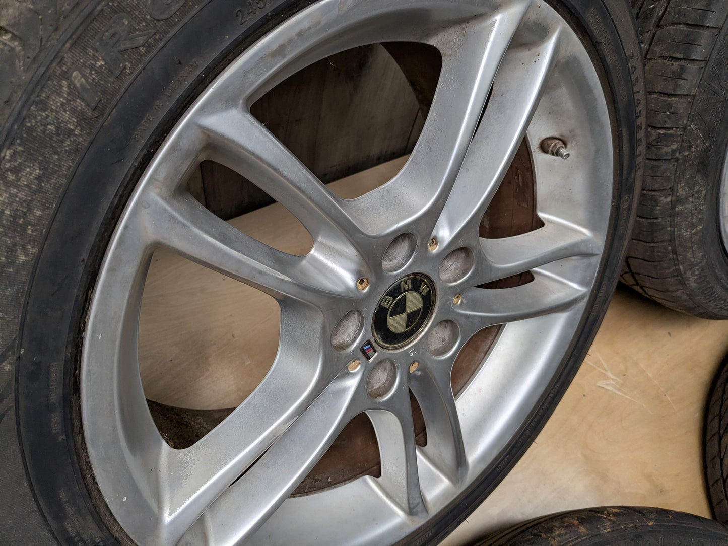 OEM BMW E82 E88 128 135 Wheels Rims 18x7.5/8.5 ET49/52 Dual Spoke Style 261 SET