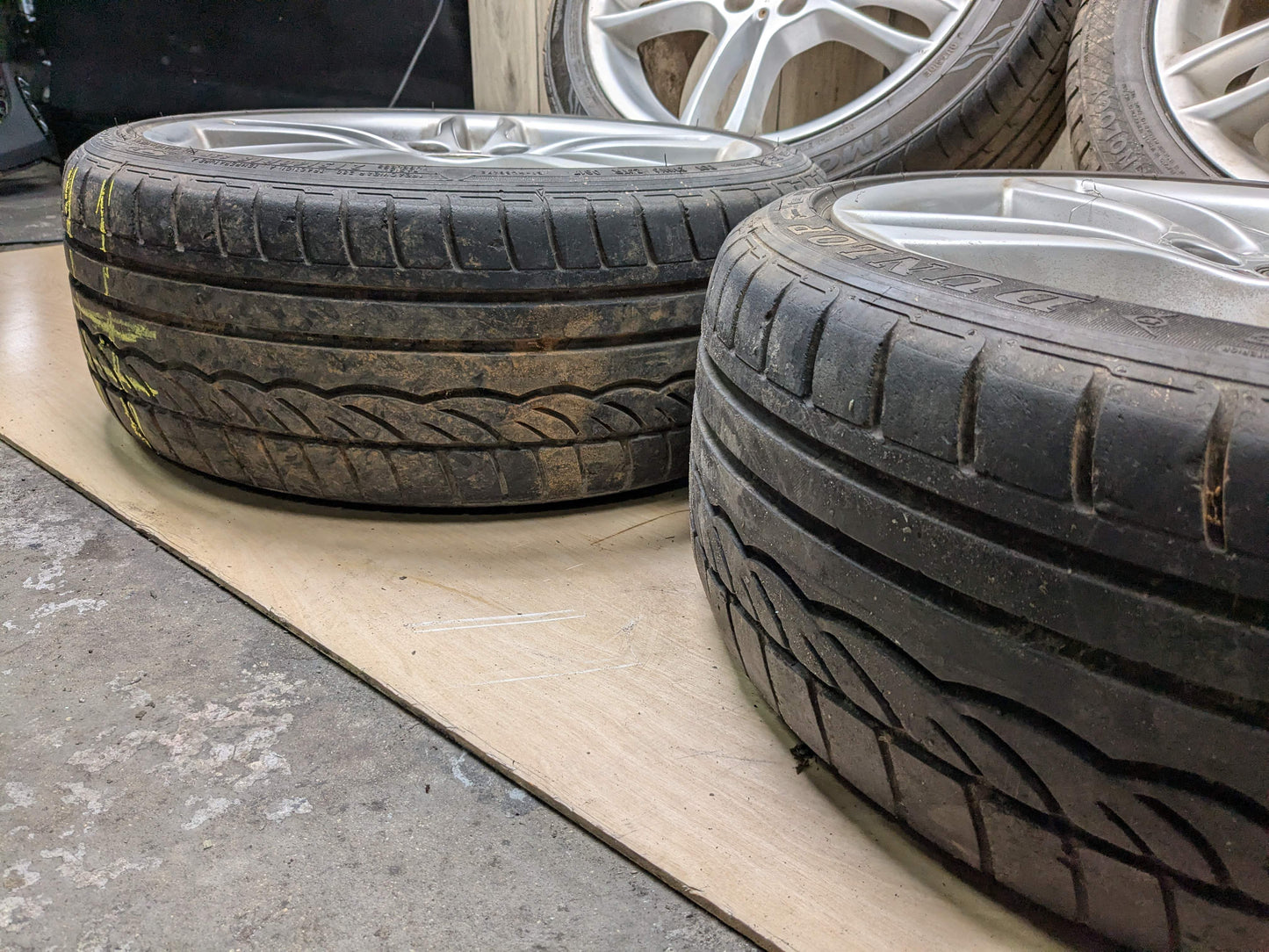 OEM BMW E82 E88 128 135 Wheels Rims 18x7.5/8.5 ET49/52 Dual Spoke Style 261 SET