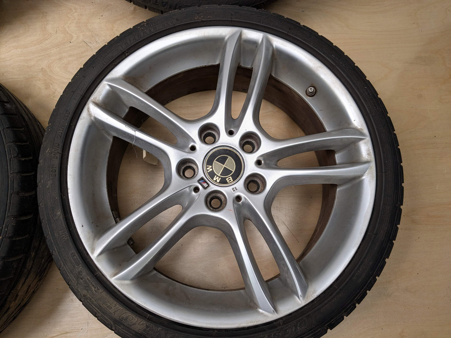 OEM BMW E82 E88 128 135 Wheels Rims 18x7.5/8.5 ET49/52 Dual Spoke Style 261 SET