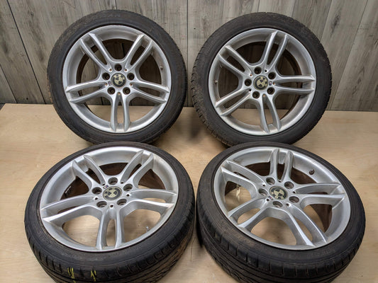 OEM BMW E82 E88 128 135 Wheels Rims 18x7.5/8.5 ET49/52 Dual Spoke Style 261 SET