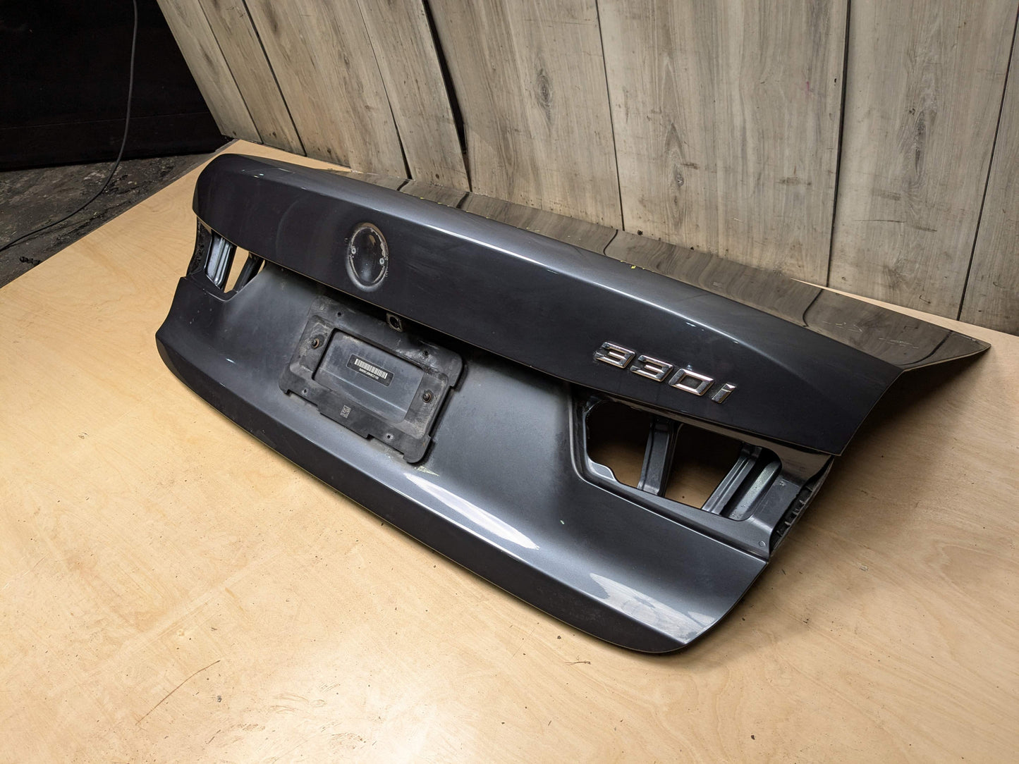 *19-25 OEM BMW G20 G80 330 M340 M3 Rear Trunk Lid Panel Deck Shell Gray B39