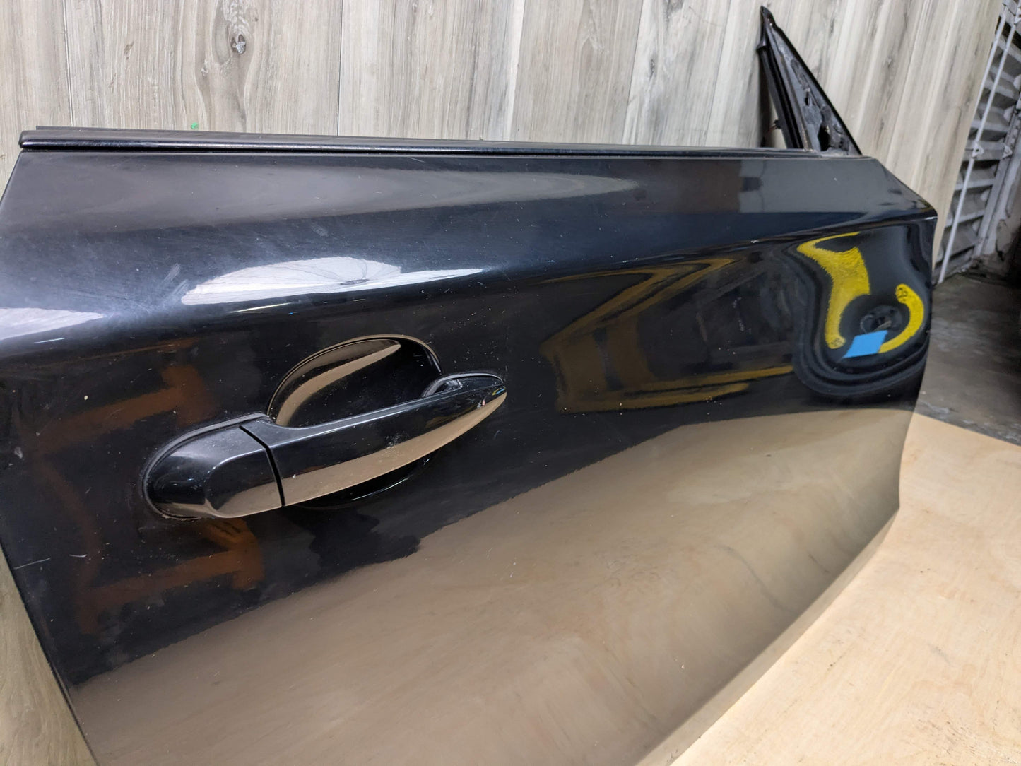 08-13 OEM BMW E82 E88 128 135 Front Left Driver Side Door Shell Panel Black 668