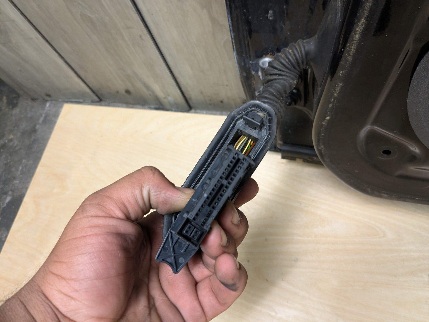 08-13 OEM BMW E82 E88 128 135 Front Left Driver Side Door Shell Panel Black 668