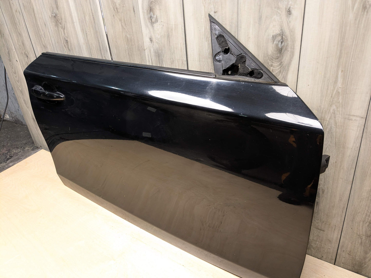 08-13 OEM BMW E82 E88 128 135 Front Left Driver Side Door Shell Panel Black 668