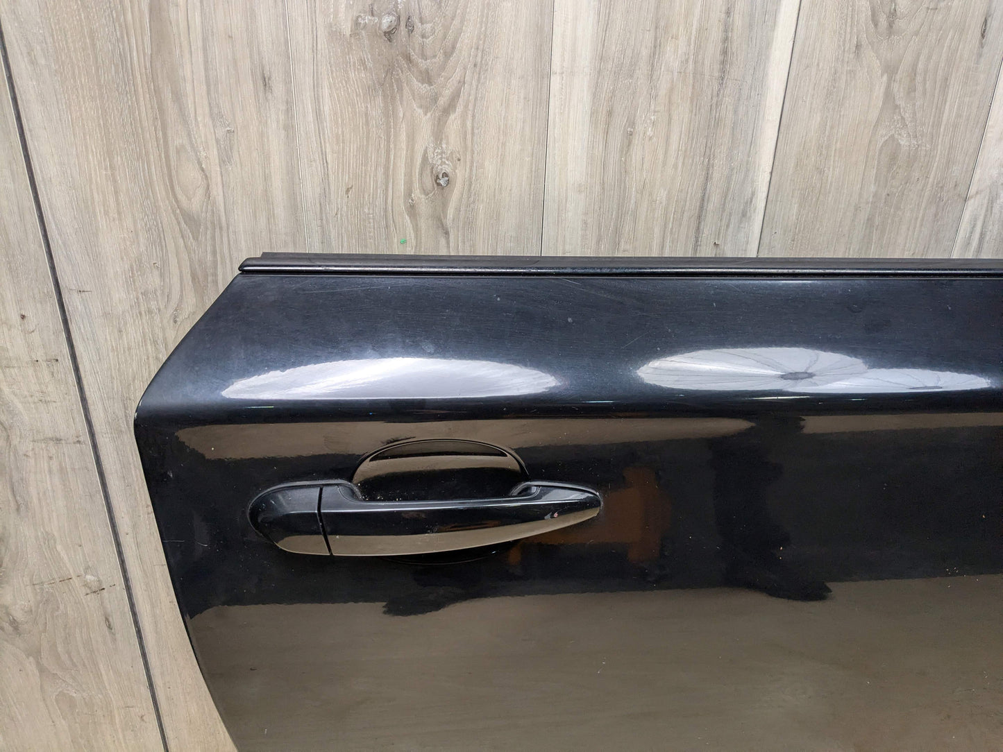 08-13 OEM BMW E82 E88 128 135 Front Left Driver Side Door Shell Panel Black 668