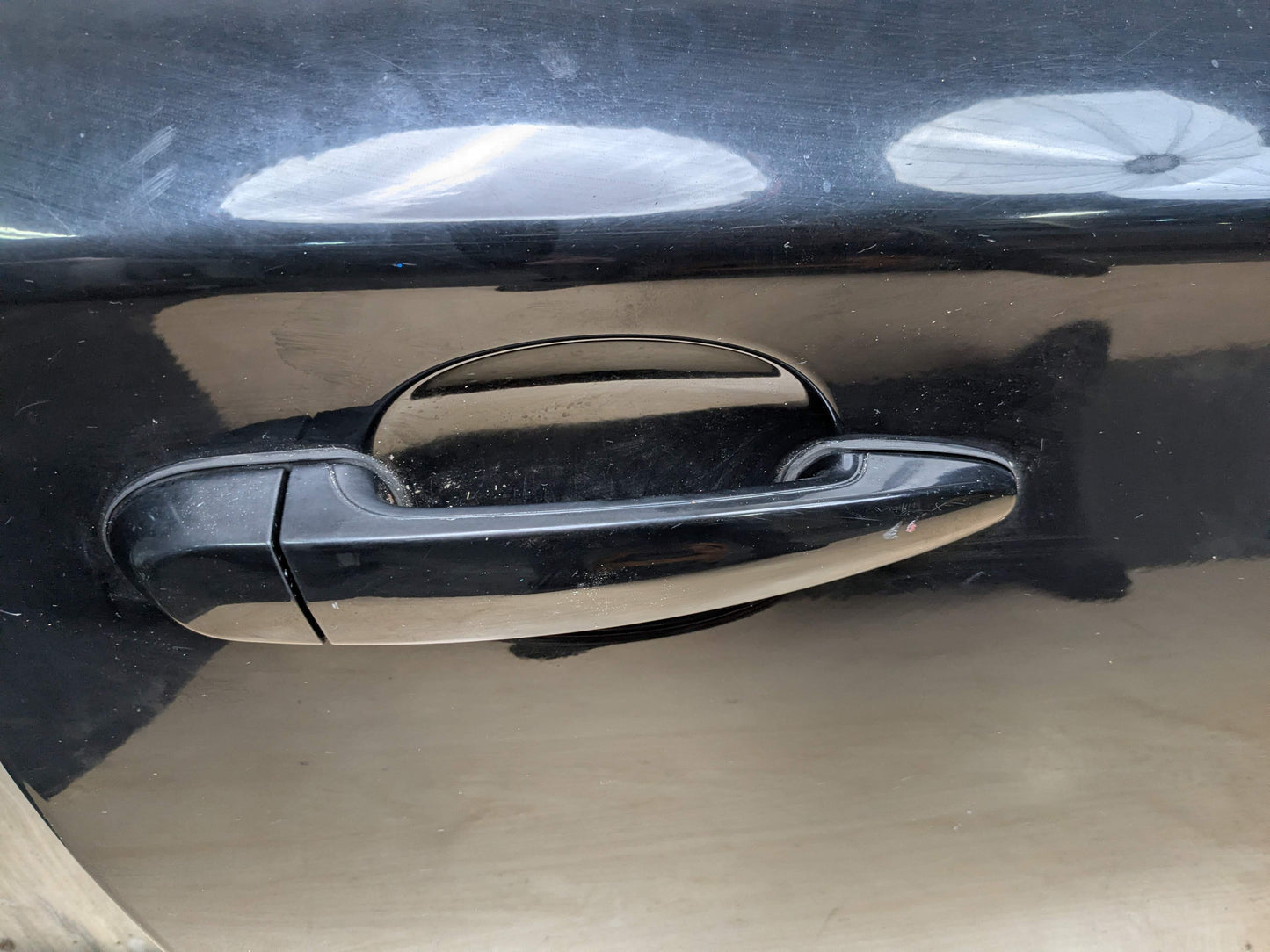 08-13 OEM BMW E82 E88 128 135 Front Left Driver Side Door Shell Panel Black 668