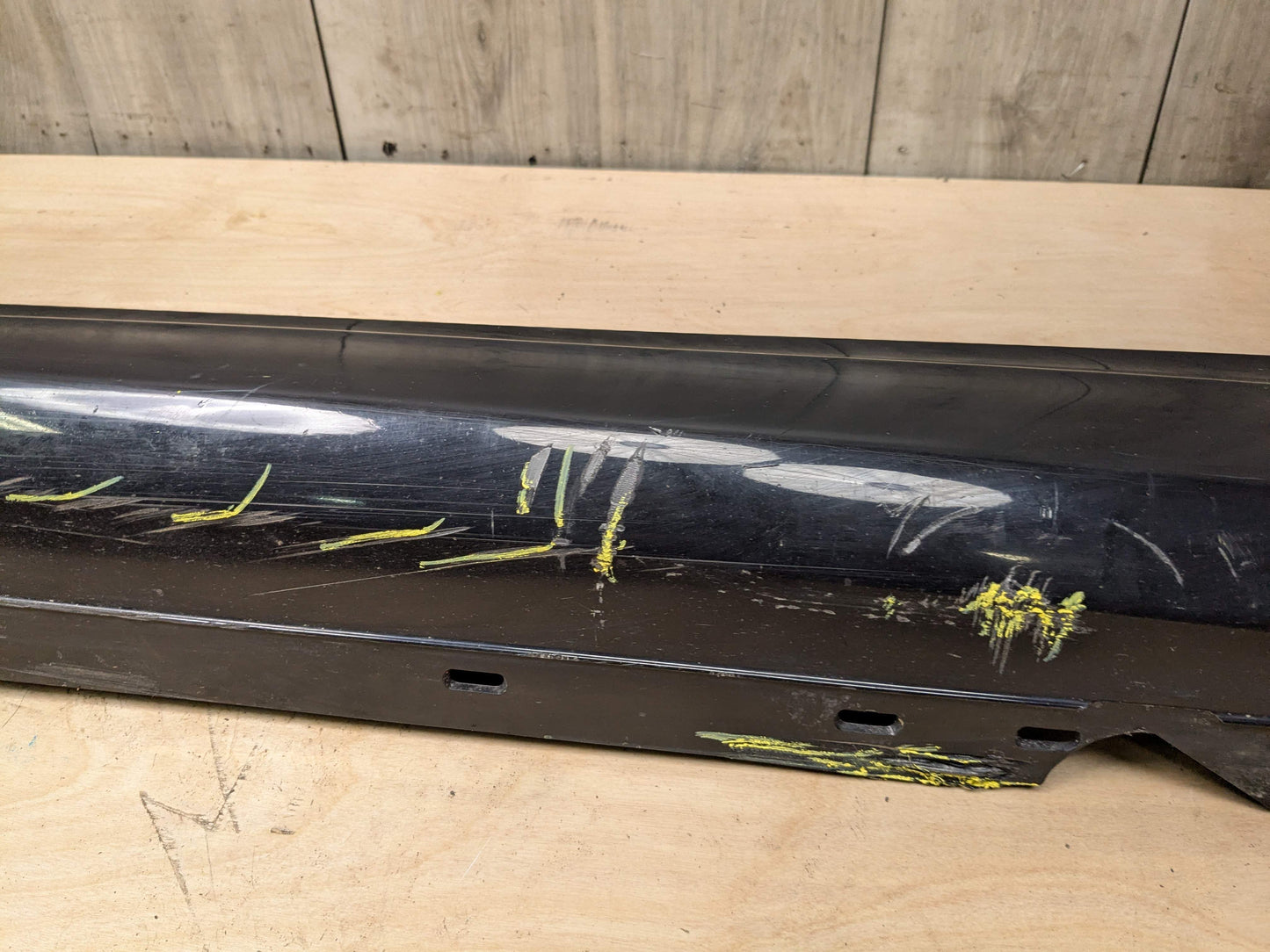 OEM BMW E82 E88 128 135 M SPORT Left Right Side Skirt Rocker Panel Black 668