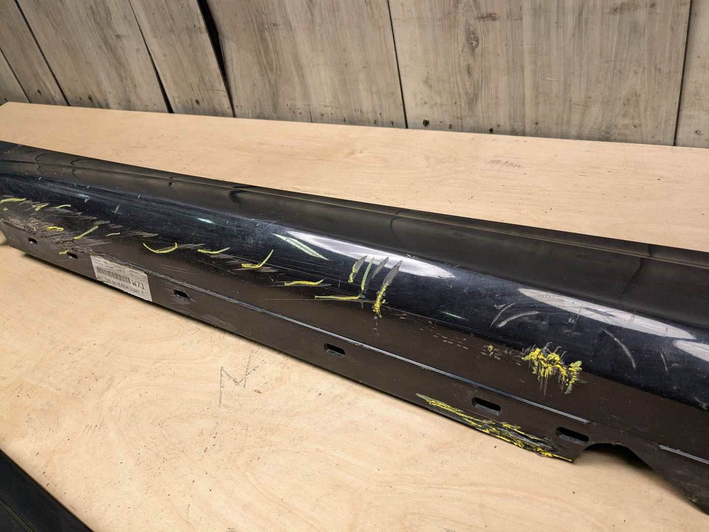 OEM BMW E82 E88 128 135 M SPORT Left Right Side Skirt Rocker Panel Black 668