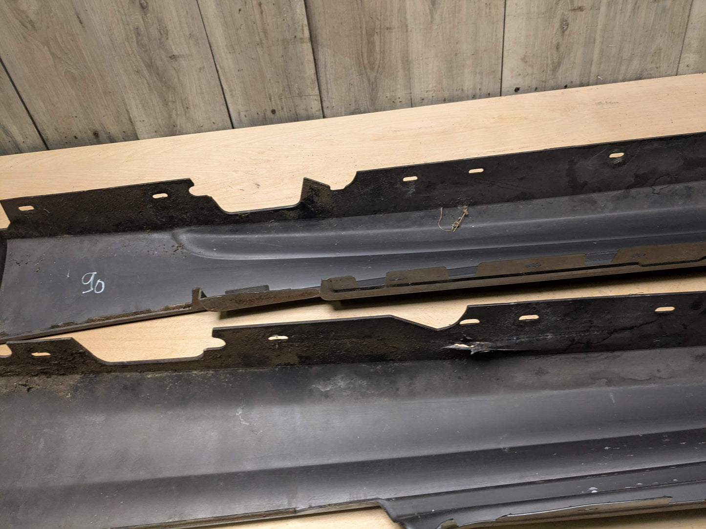 OEM BMW E82 E88 128 135 M SPORT Left Right Side Skirt Rocker Panel Black 668